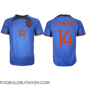 Holland Davy Klaassen #14 Udebanetrøje VM 2022 Kortærmet